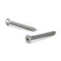 Stainless Steel Metal Screws - Flat Head - #8 x 1/2" - 100/Pkg