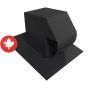 Clapet d'aération de toiture VMAX-CT, 6", noir