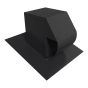 Clapet d'aération de toiture VMAX-CT, 6", noir