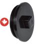 ABS DWV Cleanout Plug - 1 1/2" - MPT - Black