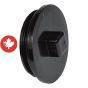 ABS DWV Cleanout Plug - 3" - MPT - Black