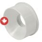 Raccord réducteur PVC-BDS E/BÂT à E/ABS, 3" x 1 1/2", mâle x femelle, blanc