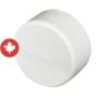 PVC/BNQ Cap - 4" - Hub - White