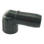 Coude combiné femelle en plastique, 3/4" x 3/4"