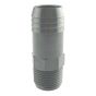 Adaptateur croissant mâle, 1/2" x 1", gris