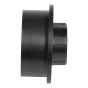 ABS DWV Dishwasher Adapter - 1 1/2" x 3/4" - Spigot x FPT - Black