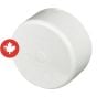 PVC/BNQ Cap - 3" - Hub - White
