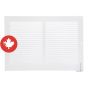 Sidewall Grille - White - 6" x 6"