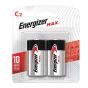 Piles Max Energizer, C, 2/pqt