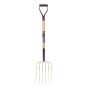 Hay Fork - 6 Teeth 13" - Forged Steel - Handle 54"