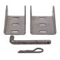 Hinge - 6" x 3 1/4" x 3/16" Pin 1/2"