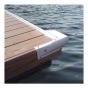 Dock Corner Bumper – White - 10" x 10"