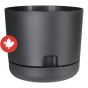 Self-Watering Oasis Planter - Black - 8"