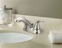 Adler Bathroom Sink Faucet - 2 Handles - Polished Chrome - 4" Centerset