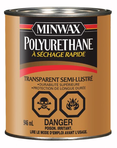 Vernis au polyuréthane, semi-lustré, 946 ml
