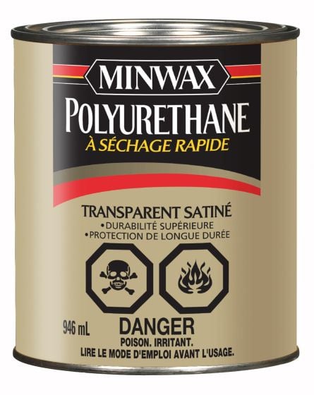 Vernis au polyuréthane, satiné, 946 ml