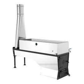 18&Prime; X 48&Prime; Hobby Evaporator with 2-way Flat Pan (1 To 75 taps)