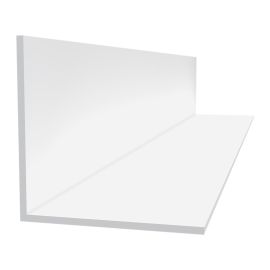 PVC Outside Corner for Trusscore Wall&CeilingBoard Panel - Large - White - 10'