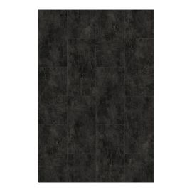 Tuile de vinyle, SPC, 5 mm, Bora, Anthracite, 12" x 24"