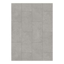 Tuile de vinyle, SPC, 5 mm, Bora, Rhino, 12" x 24"