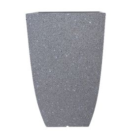 Newland Planter - Grey Stone Finish - 10 1/2" x 15 1/2"