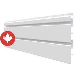 SlatWall High Strenght Polymer Interlocking Wall & Ceiling Panel - White - 6" x 8'