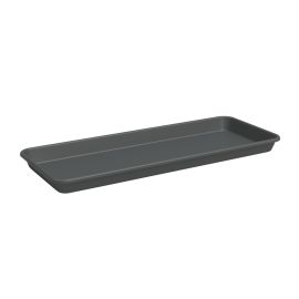 Plastic Saucer - Madagascar - Anthracite - 23.6"
