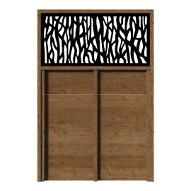 Panneau d'intimit&eacute;, Sprig, 4' x 6'