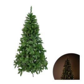 Sapin de No&euml;l, noble, 300 lumi&egrave;res DEL blanc chaud, 6,5'