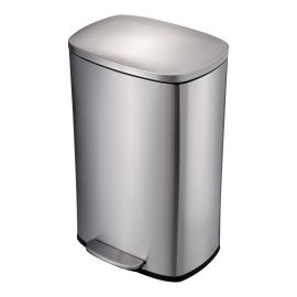 Poubelle &agrave; p&eacute;dale - inox - 30 l