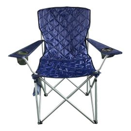 Chaise pliante, plein air, bleu, 55,5 x 84,5 x 98 cm