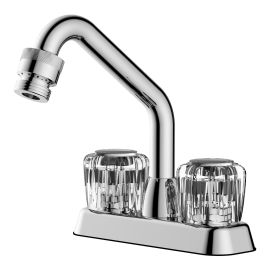 Laundry Faucet - 2 Handles - Chrome