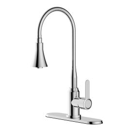 Laundry Faucet - Flexible Neck - Chrome
