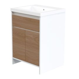 Meuble-lavabo Artemis, 25" x 22", blanc-bois