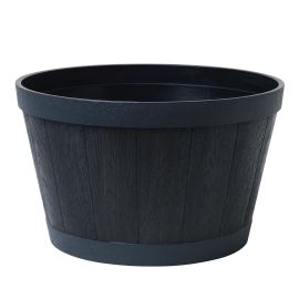 Pot &agrave; plantes, Baril de bourbon, 20" x 12"