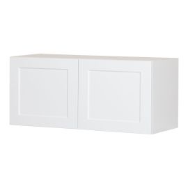 Caisson supérieur de frigo 2 portes, Shaker, blanc, 33" x 14" x 12 1/2"