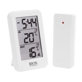 Thermom&egrave;tre, sans fil, int&eacute;rieur/ext&eacute;rieur