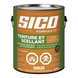 Stain and Sealer - Formula 77 - Natural Cedar - 3.78 L