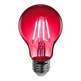 A19 LED Red Bulb &ndash; 4.5 W &ndash; Dimmable