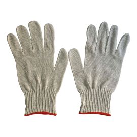 Gants de travail en coton et polyester, P/M, 12/pqt