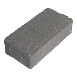 Holland Concrete Paver &ndash; 2" x 8.4" x 4.1" &ndash; Charcoal