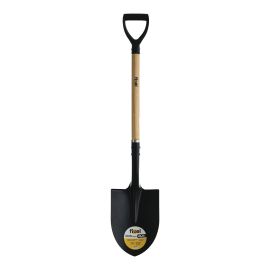 Round Point Steel Shovel - 41.5" Handle - PVC Grip