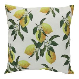 Outdoor Cushion - Lemon Pattern - 16" x 16"