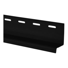 Moulure d'&eacute;gouttement en vinyle Atika, 144" x 1,35", noir