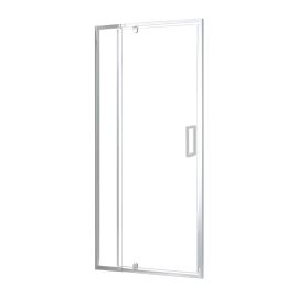Semi-Frameless Pivot Shower Door - 40" x 32" -Chrome