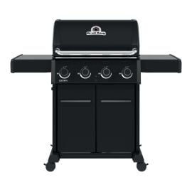 Barbecue au gaz Crown 420 Shadow, 4 br&ucirc;leurs &agrave; double tube, 40 000 BTU