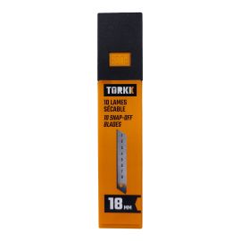 Snap-Off Utility Knife Blades - 18mm - 10/Pkg
