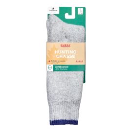 Bas thermique tricot &eacute;pais, grandeur 10-13, gris