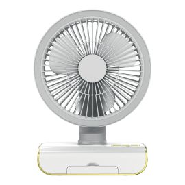 Ventilateur de table USB, 6", 5 vitesses, &eacute;clairage DEL