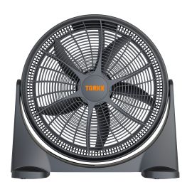 20" Heavy-Duty Floor Fan - 3 Speeds - Matte Black